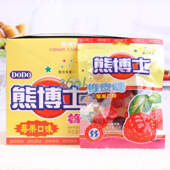 徐福记熊博士橡皮糖莓果味60g*10