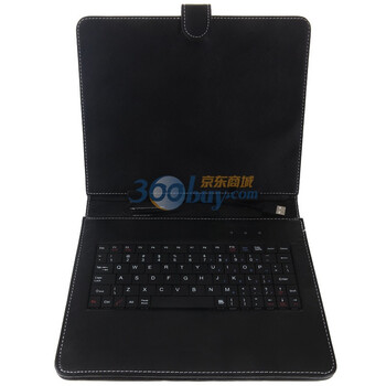台电（Teclast）9.7寸平板电脑配件 键盘+皮套二合一 USB接口黑色