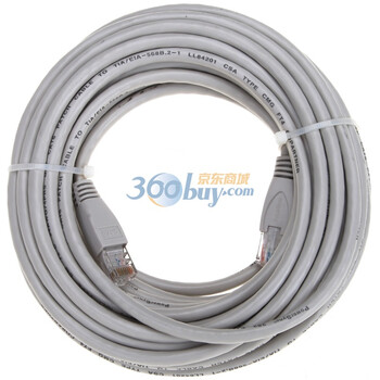 包尔星克(PowerSync)CAT.6 网络线 24#*4P(CCAM) L: 10米 OD:6.2mm CAT6E-10