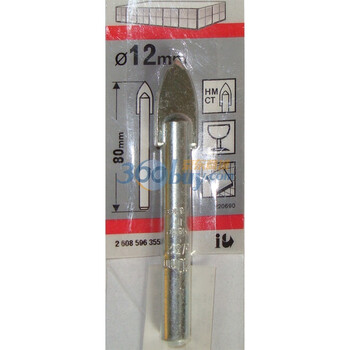 博世（Bosch） 玻璃钻头12mm （2608596355）