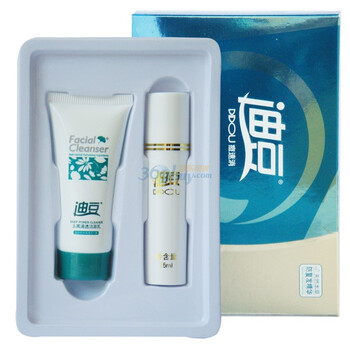 迪豆速效组合2合1[中](去黑清透洁面乳30g+痘速消15ml)