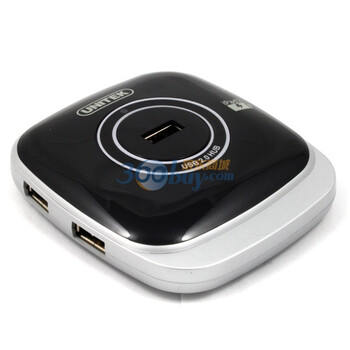 优越者 Y-2142 USB2.0 4口HUB 集线器 带IPAD2充电口