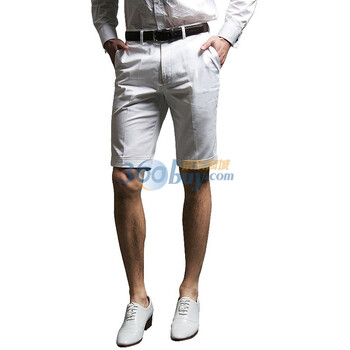 V3 <em>MAN</em> 夏装新款<em>高档</em>全棉<em>男士</em>修身商务<em>短裤</em>中