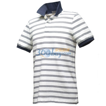Giordano佐丹奴 Polo 男撞色自由间修身珠地Polo 01011008 象牙 XL