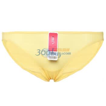 爱慕 imi’s爱美丽素色时尚低腰三角内裤IM22B31 黄色 XL