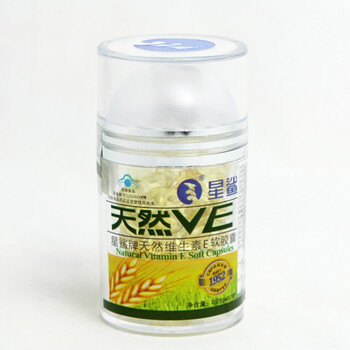 星鲨牌天然维生素E简易装0.25g*60粒