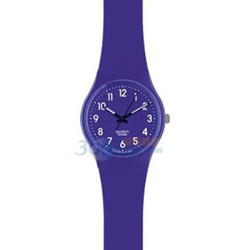 斯沃琪(Swatch) 2010年春夏新款霓裳系列中性石英表蓝莓之夜 GV121