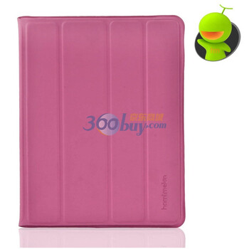 哈密瓜（hamimelon) HM8028 ipad2保护套 皮套 全套 全方位保护/多角度支架/智能休眠功能 迷人粉