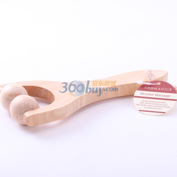 乐蔓home spa天然木制按摩器 便携按摩器 沐浴工具配件　辅助瘦身