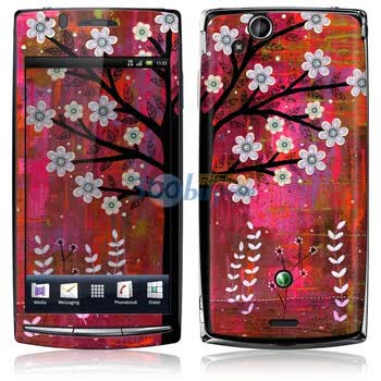ideaSkin 索尼爱立信 XPERIA arc/ X12/LT15i/LT18i 日落树 外壳保护套皮贴膜 DBED012147