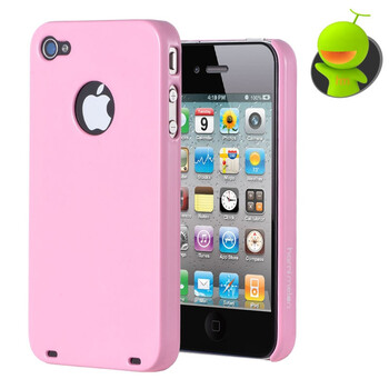哈密瓜（hamimelon） HM0103　iphone4保护套 升级版钢琴烤漆12色 外壳 粉色 送防尘塞贴膜
