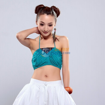 裂帛 吊带蕾丝抹胸 实用哦!莫代儿9016 亮天蓝色 均码
