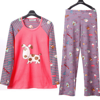 【2012秋季新品】上架歌瑞尔我行我素女款家居服睡衣套装 褐色 XL