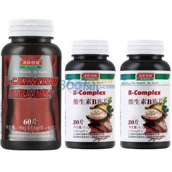 汤臣倍健减肥塑身装（左旋肉碱60片+送B族30片*2瓶）