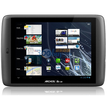 爱可视（ARCHOS）80 G9 8英寸平板电脑（android4.0 1.5GHz双核CPU 8G存储 蓝牙 GPS 支持外接3G）灰色