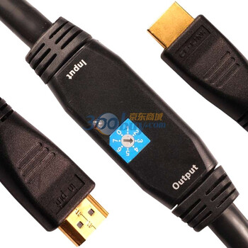 CE-LINK 2015 HDMI数字高清线 HDMI线 30米 带信号放大器 工程级 黑色