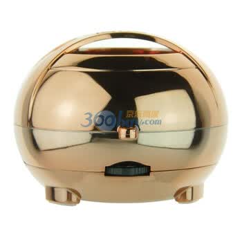 DBEST PS4008 MP3音箱（TF卡）金属电镀金色 适用于MP3/MP4播放器/手机/平板电脑/笔记本电脑/台式电脑