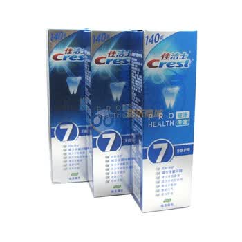 佳洁士健康专家牙龈护理牙膏140克 绿茶薄荷 (3支装）