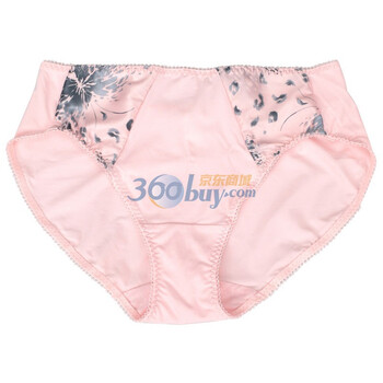 爱慕豹纹蝶中腰三角内裤AM22811 粉红 XXL