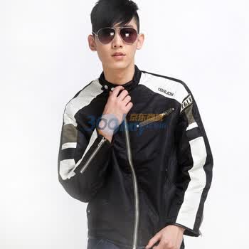 唐狮Tonlion男拼色薄棉衣107390814 黑色 L
