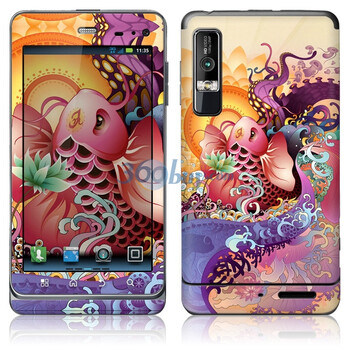 ideaSkin 摩托罗拉 ME863 /XT883/XT862/里程碑 3 皮肤 鱼跃鸢飞 外壳保护套皮贴膜 BADB311019