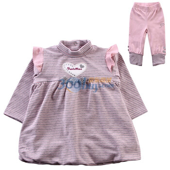 帕斯里诺/Pastellino 2012年春装新款宝宝外出服两件套 礼盒装 210002粉色 95(24至30个月)