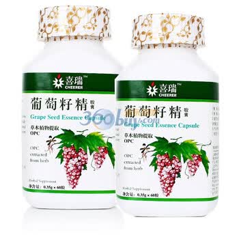 喜瑞葡萄籽精胶囊60粒*2瓶