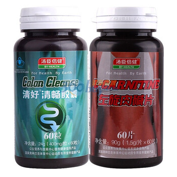 汤臣倍健清好清畅胶囊60粒+汤臣倍健左旋肉碱60片 排毒组合