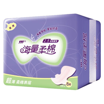 三五海量柔棉夜用8片*5包