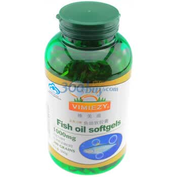 维美滋鱼油软胶囊1000mg×300粒