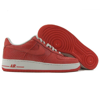 Nike/耐克 318775-600 AIR FORCE 1 LOW PREMIUM CFD 男士板鞋 红色 42