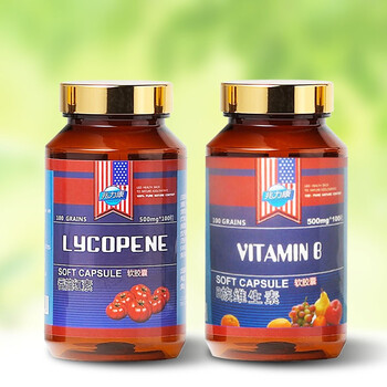 保护前列腺组合 兆力康番茄红素软胶囊100粒+兆力康B族维生素90片