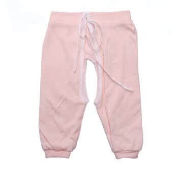 婴之谷2011秋季新品 素色双层绑带裤T5576 粉红 66码