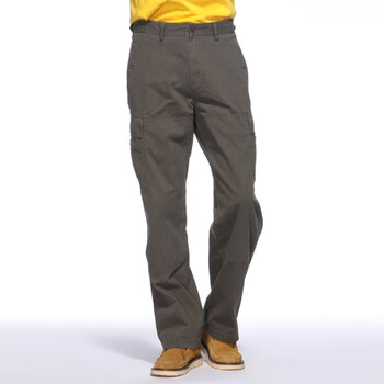 IZOD 秋季新品纯棉多口袋中腰长款男士休闲裤 2061916203504灰绿185/92A(36)