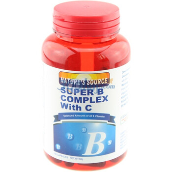 Natures Source自然源泉复合B+C胶囊600mg×100粒×2瓶