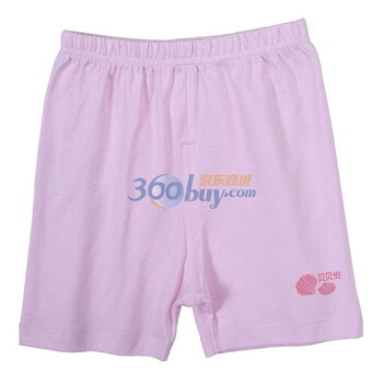贝贝怡 宝宝内裤 儿童内裤 婴儿纯棉衣服两用开档裤子BB501 淡粉 90码