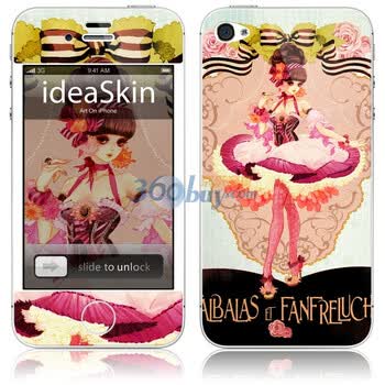 ideaSkin iPhone 4 粉魅力 手机外壳保护套皮贴膜 CJKC011865