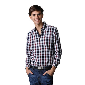 POLO VILLAE保罗威特时尚休闲男士长衬 PFEAMADCF873 红色 54/XXL