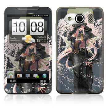 ideaSkin HTC T9199 / Z510D / 双擎 / 双擎S 樱花“夜” 机身贴膜 保护膜 皮肤 BDFC061889