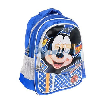 Disney/迪士尼 Mickey米奇/米妮卡通图案双肩学生书包SM80231 宝蓝色