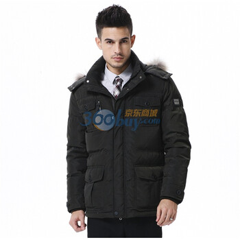 波司登 2011新款 羽绒服 男毛帽直摆中休闲服 SR2241 红色 190/104A(XXL)