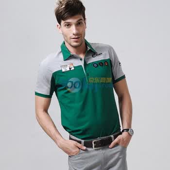 浪氏威尔lansiwear2012年春夏polo反领短袖T恤LSAJT88 绿色 54