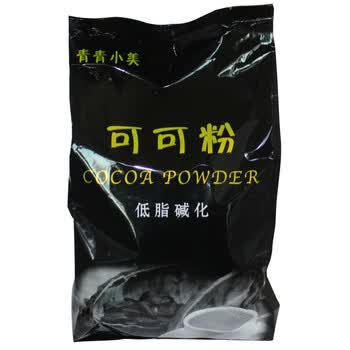 代餐 饱腹感 青青小美无糖低脂碱化可可粉25克X20包/500克 瘦身