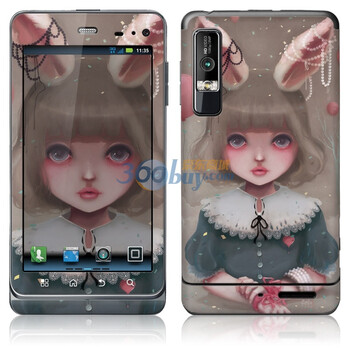 ideaSkin 摩托罗拉 ME863 /XT883/862/里程碑 3 朱丽叶-气球与珍珠 外壳保护套皮贴膜 BADA621738