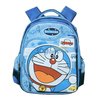 哆啦A梦Doraemon 小学生书包，可爱卡通蓝色系！2097 浅蓝色