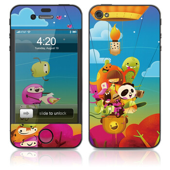 ideaSkin iPhone 4 热气球之旅 手机外壳保护套皮贴膜 ENCJKB711670