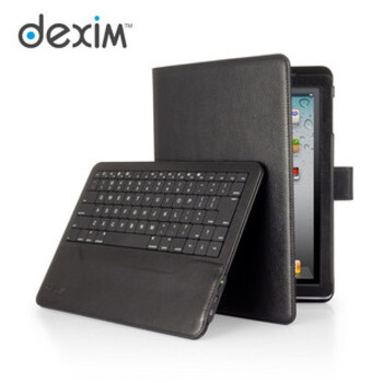 德鑫明 dexim DXA010 iPad2 超薄蓝牙键盘皮套套装 带支架