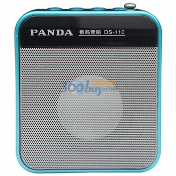 熊猫(PANDA) DS-110 双解码 数码音箱 数码播放器 蓝色
