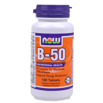 美国NOW诺奥 复合B族维生素片 维B 1g*100粒（原装进口）