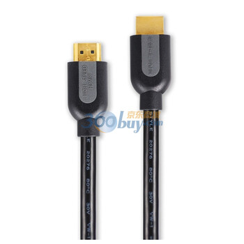 CE-LINK HDMI(1.4版)数字高清线 0.9米 超值专业版 无氧纯铜导体+24K3μ镀金+360°环焊 黑色
